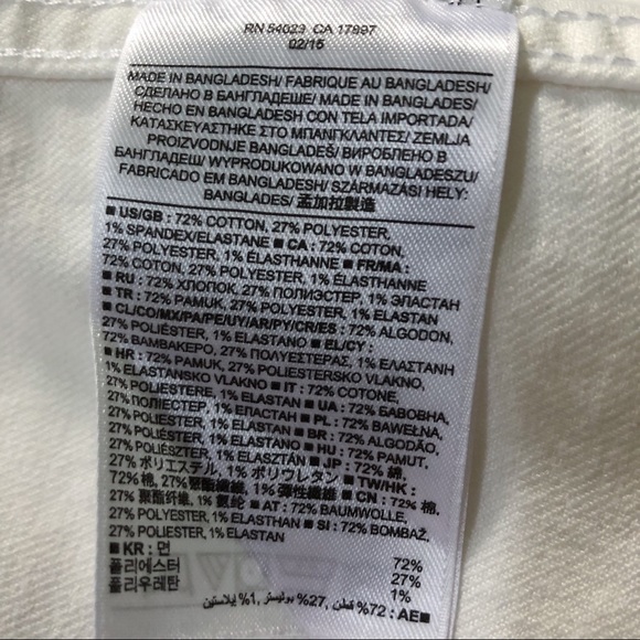 EUC Banana Republic White Denim Moto Jacket - Picture 5 of 5